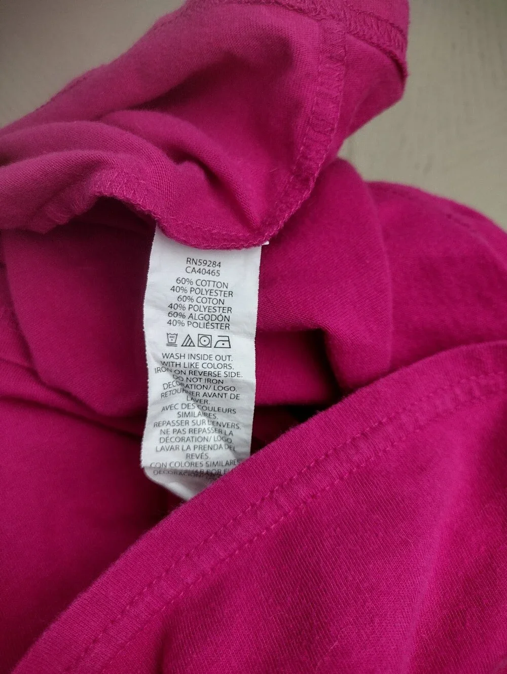 The Children's Place Girls' Magenta Wrap-Style Knit Dress size M - Picture 4 of 4
